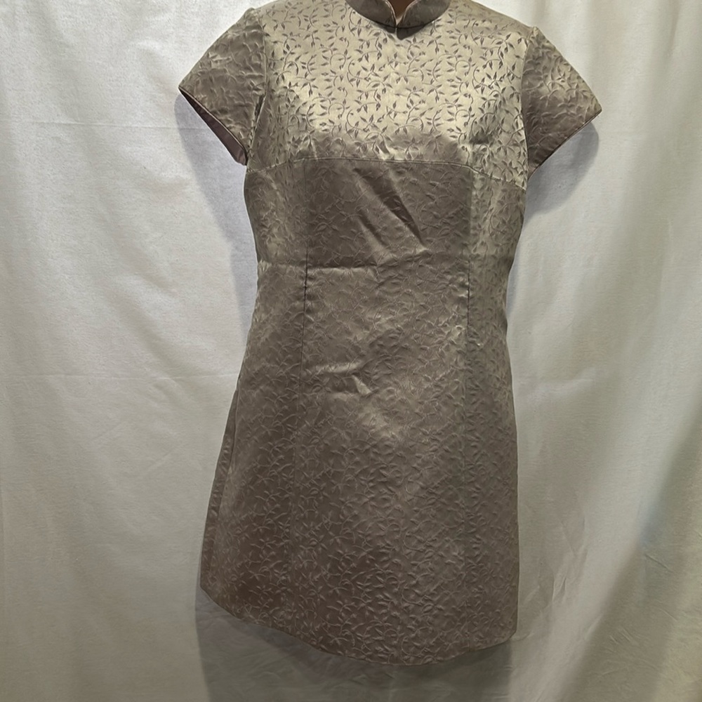 Lavender satin dress